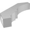 Ekena Millwork 3 1/2-in. W x 18-in. D x 18-in. H Balboa Architectural Grade PVC Knee Brace BRCP035X18X18BOA - alternate 4